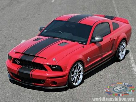 Форд Мустанг Шелбі GT 500