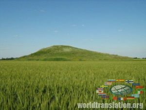 Thick grave mound