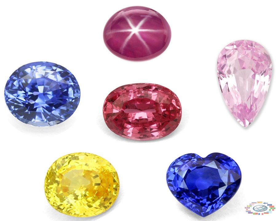 variety of sapphires