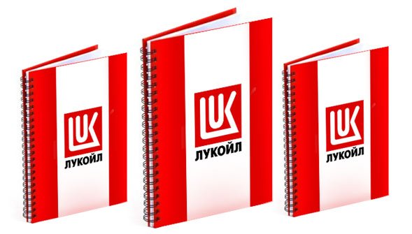 блокноты с логотипом