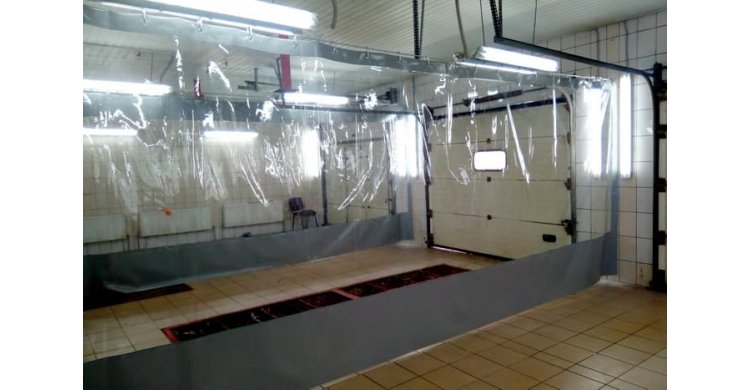 пвх шторы на автомойке